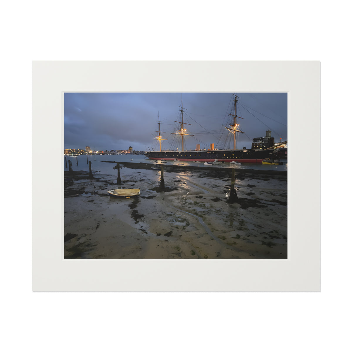 HMS Warrior Maritime print- Portsmouth Historic Dockyard