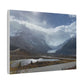 Ancient Roots and Ice Giants: The Athabasca Glacier                     Satin Canvas