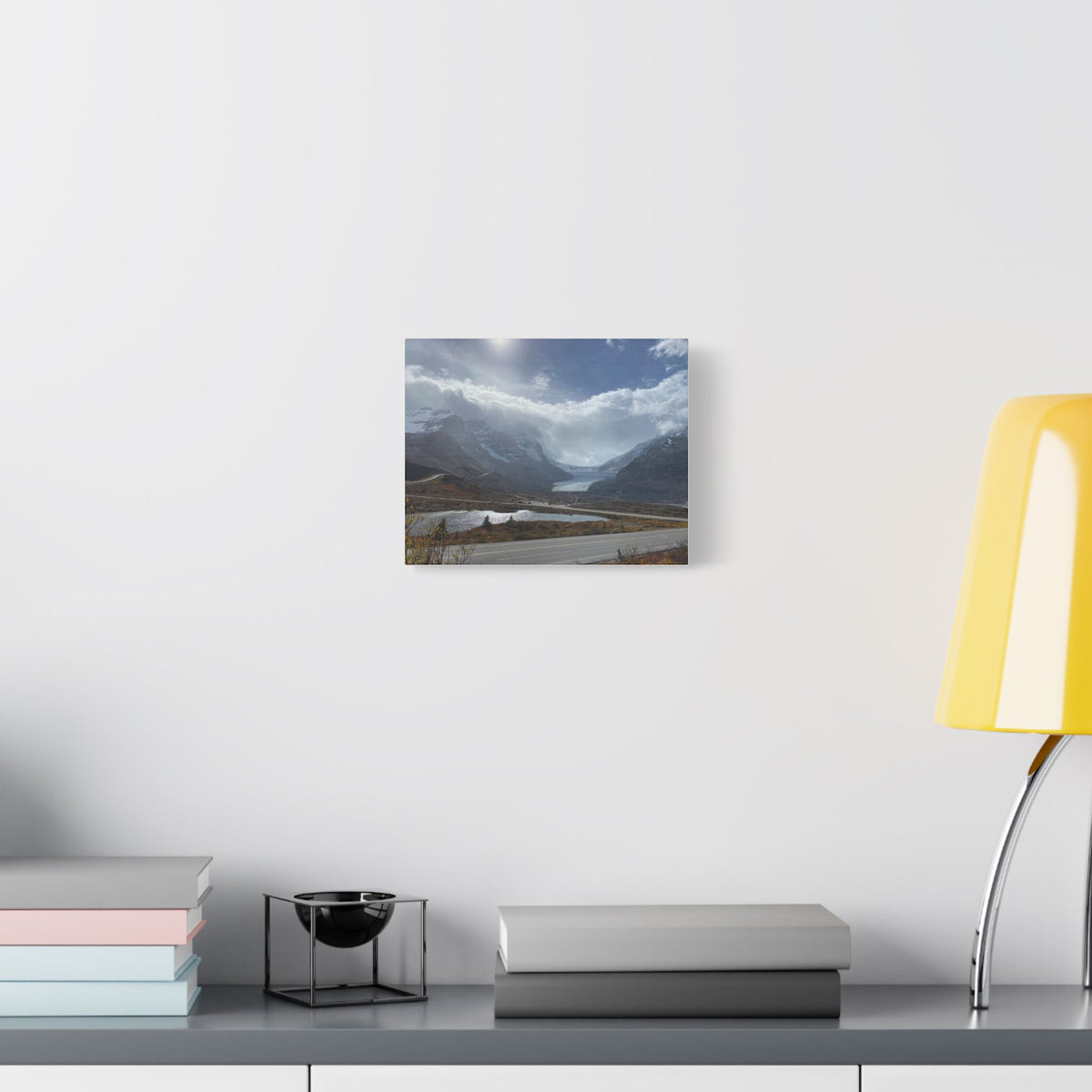 Ancient Roots and Ice Giants: The Athabasca Glacier                     Satin Canvas