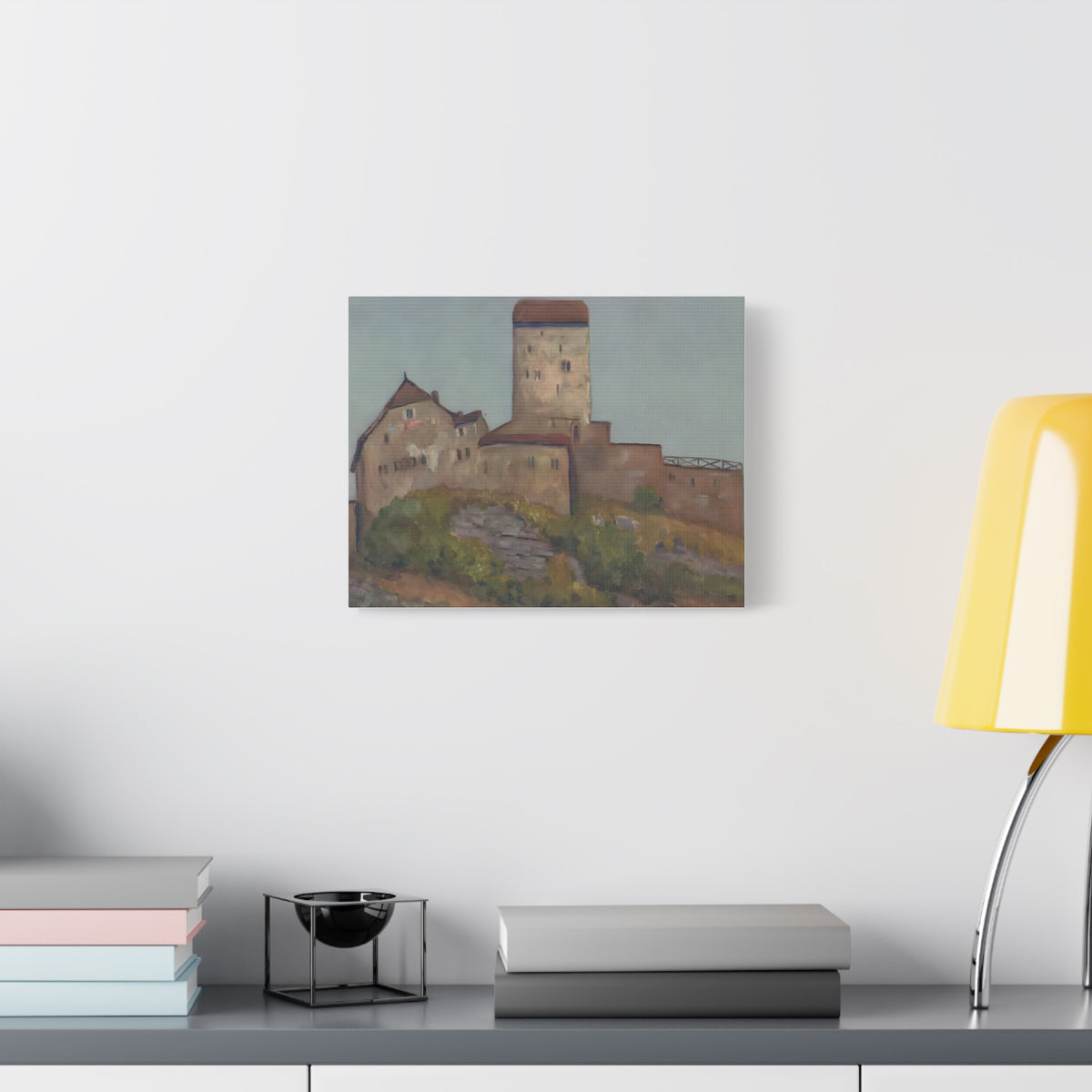 The quiet Majesty of Sargans Castle                      Painting Matte Canvas