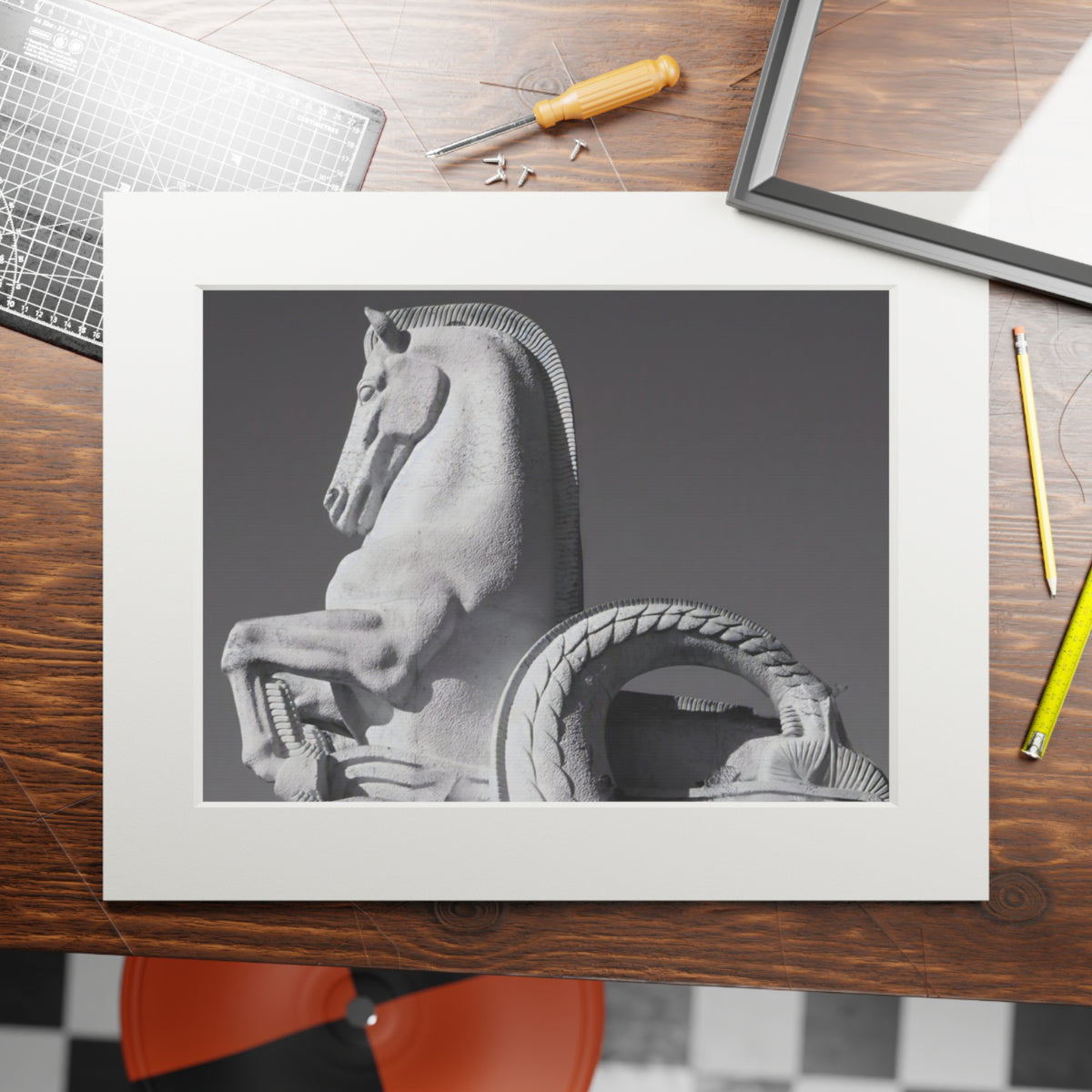 Sentinels of Belem         Fine Art Prints (Passepartout Paper Frame)