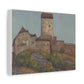 The quiet Majesty of Sargans Castle                      Painting Matte Canvas