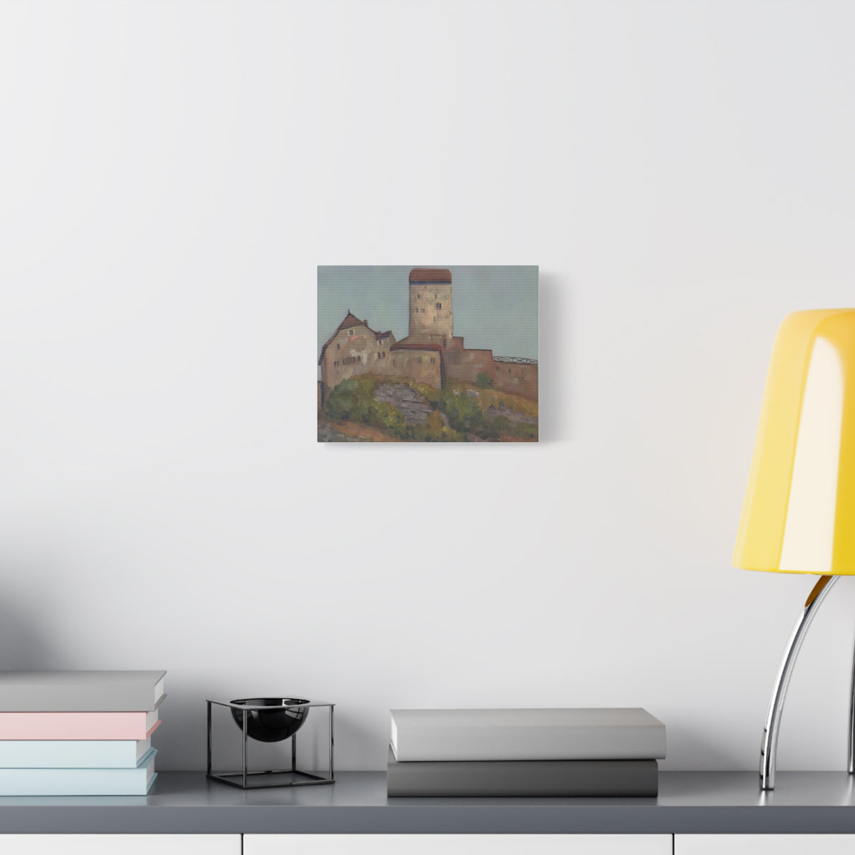The quiet Majesty of Sargans Castle                      Painting Matte Canvas