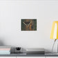Tree Bark & Morning Cloak Butterfly Matte Canvas Wall Art – Nature-Inspired Stretched Canvas