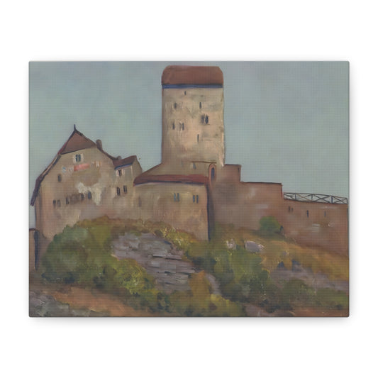 The quiet Majesty of Sargans Castle                      Painting Matte Canvas