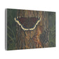Tree Bark & Morning Cloak Butterfly Matte Canvas Wall Art – Nature-Inspired Stretched Canvas