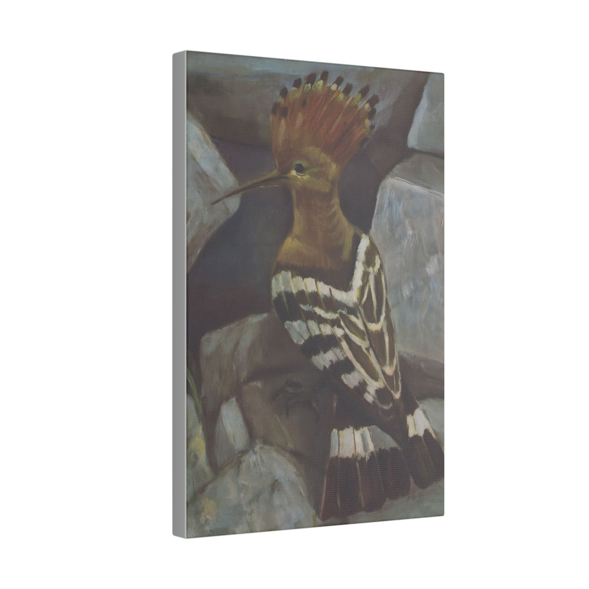 The Hoopoe' s Perch        Matte Canvas Print — Stretched Wall Art