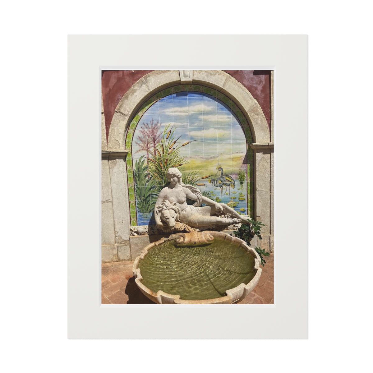 The Fountain Nymph - Mediterranean Fine Art Photography print