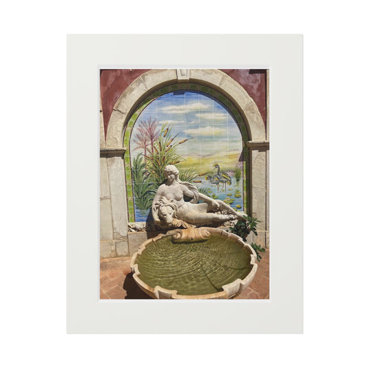 The Fountain Nymph - Mediterranean Fine Art Photography print