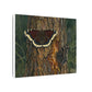 Tree Bark & Morning Cloak Butterfly Matte Canvas Wall Art – Nature-Inspired Stretched Canvas