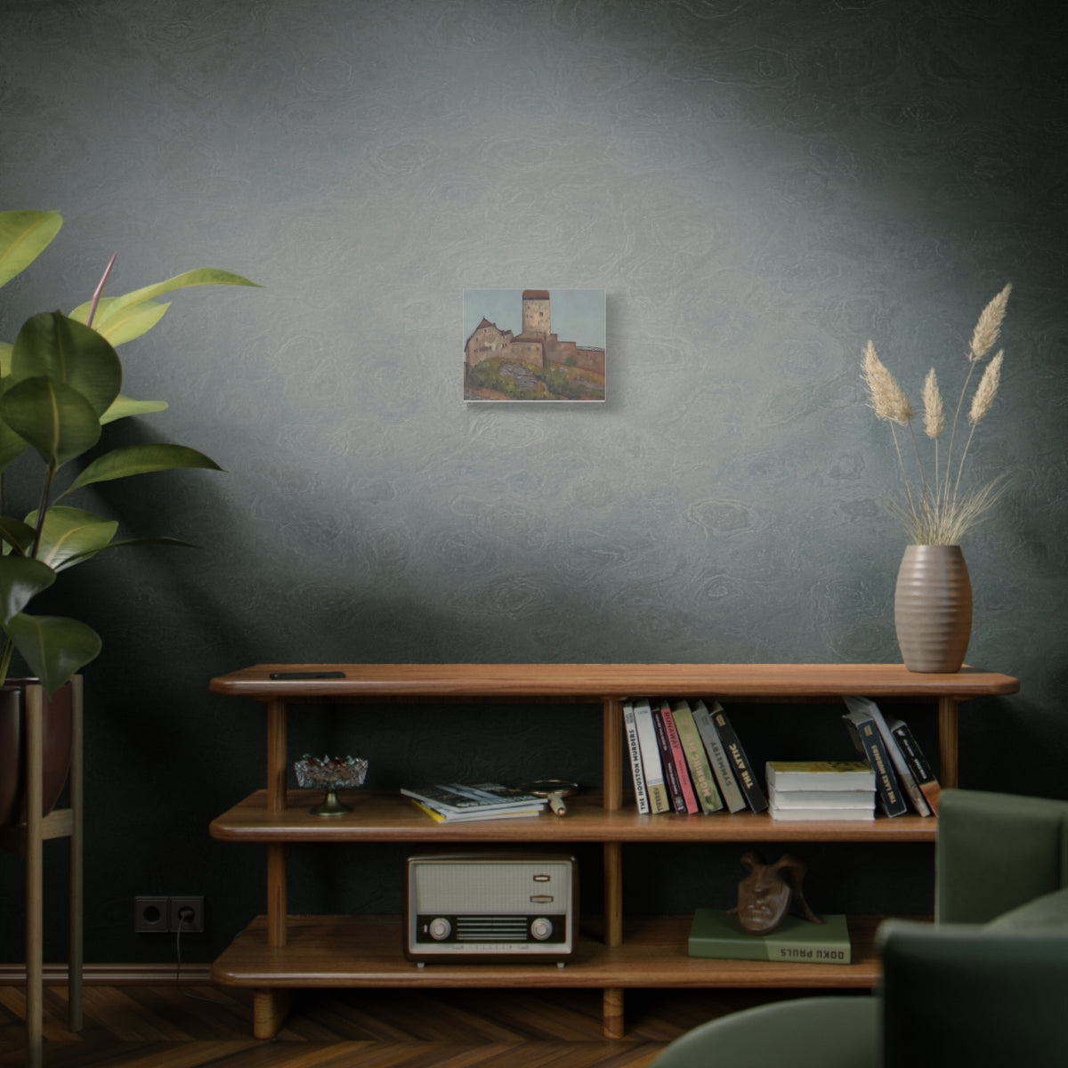 The quiet Majesty of Sargans Castle                      Painting Matte Canvas