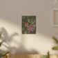 Monarch Butterfly on Pink Milkweed — Matte Stretched Canvas Wall Art