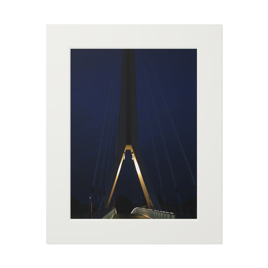 Gateway to the Capital : The Juno Beach Memorial Bridge Photo Fine Art Print Passepartout Frame