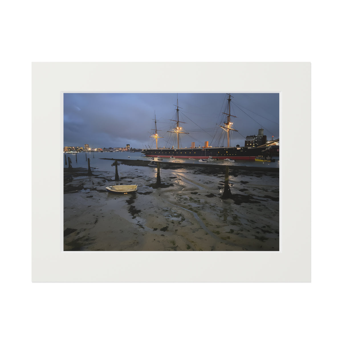 HMS Warrior Maritime print- Portsmouth Historic Dockyard
