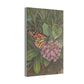 Monarch Butterfly on Pink Milkweed — Matte Stretched Canvas Wall Art