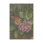 Monarch Butterfly on Pink Milkweed — Matte Stretched Canvas Wall Art