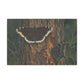 Tree Bark & Morning Cloak Butterfly Matte Canvas Wall Art – Nature-Inspired Stretched Canvas