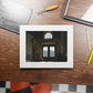 Fine Art Print with Passepartout — Moody Window Interior Photography