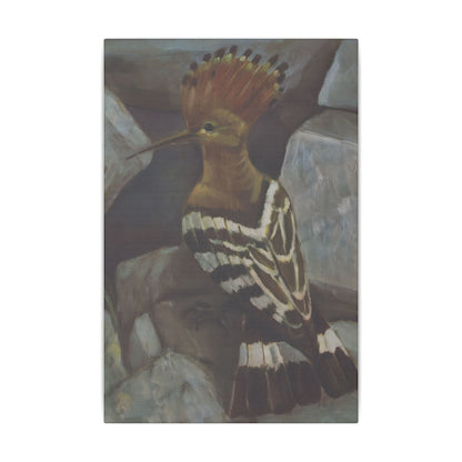 The Hoopoe' s Perch        Matte Canvas Print — Stretched Wall Art