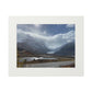 Mountain Lake Fine Art Print with Passepartout Frame — Scenic Landscape Wall Art