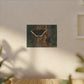 Tree Bark & Morning Cloak Butterfly Matte Canvas Wall Art – Nature-Inspired Stretched Canvas