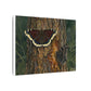 Tree Bark & Morning Cloak Butterfly Matte Canvas Wall Art – Nature-Inspired Stretched Canvas